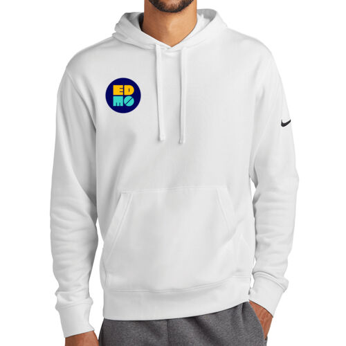 EDMO - Club Fleece Sleeve Swoosh Pullover Hoodie Thumbnail