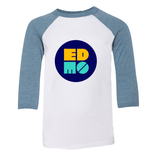 EDMO - Youth Three-Quarter Sleeve Baseball Tee Thumbnail